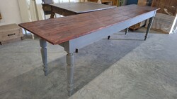 Large turned-leg table