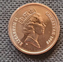 Gibraltár 1 penny 1995 (T47)