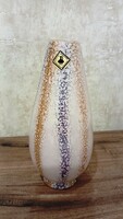 Iridescent Multi-Color Glazed Ceramic Vase