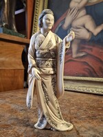 ANTIK JAPÁN FARAGOTT CSONT OKIMONO 19. SZÁZAD