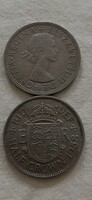 1958-as brit half crown érme