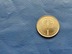 MACEDÓNIA 1 DENAR 1995 FAO 50.ÉVFORDULÓ! KUTYA! UNC!