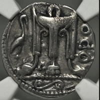 Ancient Greek Silver Stater (Inkuz) – Kroton, Bruttium (c. 480–430 BC) – NGC Ch VF, Strike 4/5, Surface