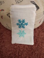 Snowflake cosmetic bag