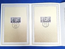 1988 FDC Német Első Napi Mappa Francia-Német Barátsági Szerződés 25. Évfordulója