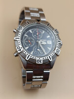 Gyönyörű 1992 Seiko 7t32-6m20 Chronograph vintage férfi karóra óra sport dressz