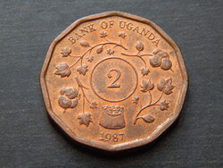 Uganda  2 shilling  1987