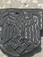 Eladó eredeti, II.Világháborús Rommel DAK, Sisakjelvény 4 cm swastika 1.