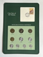 1984-es Magyar forgalmi sor - Külföldi kiadás - 2 Fillér - 20 Forint - A4-es méret - RITKA