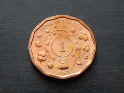 Uganda  1 shilling  1987