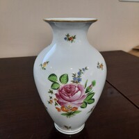 Herendi PBR rózsa mintás porcelán váza