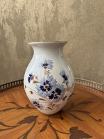 ZSOLNAY PORCELÁN BÚZAVIRÁG MINTÁS VÁZA