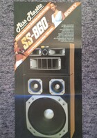 Hi-Fi magazin poszter ,  SONY-SS 860 4 utas hangdoboz .