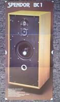 Hi-Fi magazin poszter ,  SPENDOR-BC 1 hangdoboz .