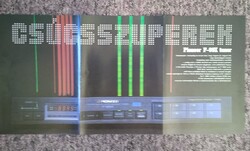 Hi-Fi magazin poszter , Pioneer  F-99 X rádio tuner .
