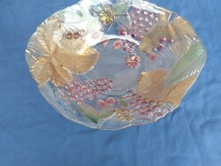 Egy szép és igen ritka Japán üveg kínáló,,35 x 29 cm,,Hibátlan..Leárazva!
