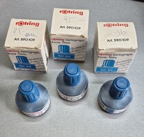Tinta ROTRING. 3 ÜVEGCSE. //223//