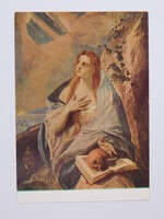 Képeslap: művészlap, festményről - El Greco: Bűnbánó Magdolna