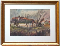 (K)  Cs. Pataj Mihály (1921 - 2008) : Öreg ház