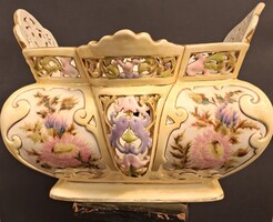HUGE ZSOLNAY TRANSFORMED TOWER VASE