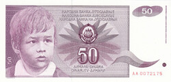 Szerbia 1990. 50 Dinara-UNC