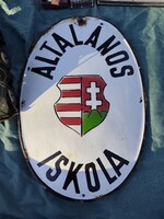 Régi Tildy címeres zománctábla