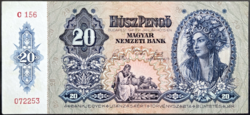 20 Pengő 1941, VF+.