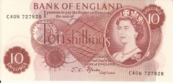 Nagy-Britannia 1966-1970. 10 Shillings-UNC