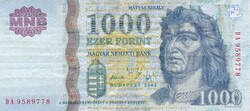 1.000 Forint 2005   A képen látható állapotban ( Forgalomból Kivont Bankjegy )