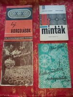 Retro horgolás mintakönyv csomag (4 darab)