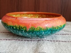 Retro kerámia ikebana tál - 27 cm -
