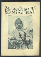 SLOWAKISCHE RUNDSCHAU Szlovák politikai történelmi újság Bratislava II. vh 1941 II. évf 8. RITKA