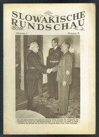 SLOWAKISCHE RUNDSCHAU Szlovák politikai történelmi újság Tuka Ribbentrop II. vh 1940 I.évf 21. RITKA