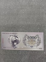 5000 bocskai korona II. kiadás UNC
