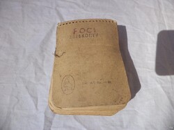 Foci zsebkönyv 197x-től többszáz focistával (5140)