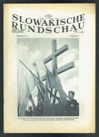 SLOWAKISCHE RUNDSCHAU Szlovák politikai történelmi újság Bratislava II. vh 1941 II. évf 7. RITKA