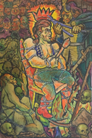 Molnár László grafikusművész - Dózsa György megkoronozása