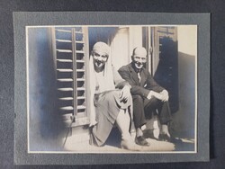 Régi fotó - Házaspár - Mosoly a verandán kb. 1930-as évek eleje