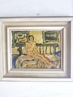 Jakoby Gyula - Fekvő akt 27x21