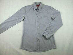 EREDETI HUGO BOSS SLIM FIT (M) ELEGÁNS HOSSZÚ UJJÚ FÉRFI SZÜRKE ING