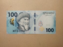 Kirgizisztán - 100 Som 2023 UNC