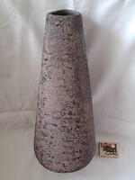 1 Ft-ról! Bod Éva, samottos kerámia, nagy méretű (padló)váza