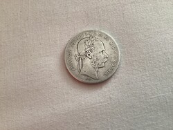 Magyarország,1 forint 1879 - 900 -as ezüst ,12.3g Körmöcbánya