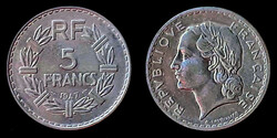 Franciaország 5 frank 1947
