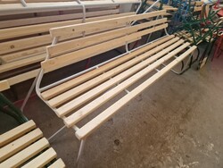 Reteo csővázas kerti pad régi Balatoni kerti oad retro strand pad vas pad