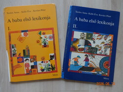 Tardos Anna - Kálló Éva - Kovács Péter: A BABA ELSŐ LEXIKONJA I.-II. - retró mesekönyv, ritka!