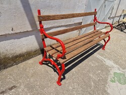 Régi kerti pad antik kerti pad őntvény kerti pad vas öntvény pad antik kertiad régi kerti pad