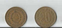 Régi jugoszláv pénz, 20 para