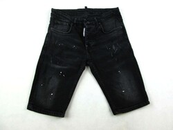 EREDETI DSQUARED2 (W32 - 42-ES) FÉRFI RUGALMAS KOPTATOTT FARMER RÖVIDNADRÁG / TÉRDNADRÁG