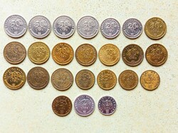 Horvátország 24 db Különböző Érme 1 2 5 10 20 50 Lipa 1993-2017